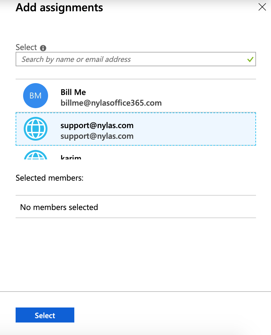 Azure application admin