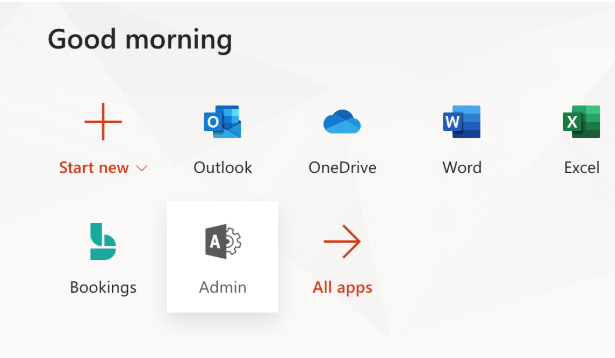 Office 365 Admin Center