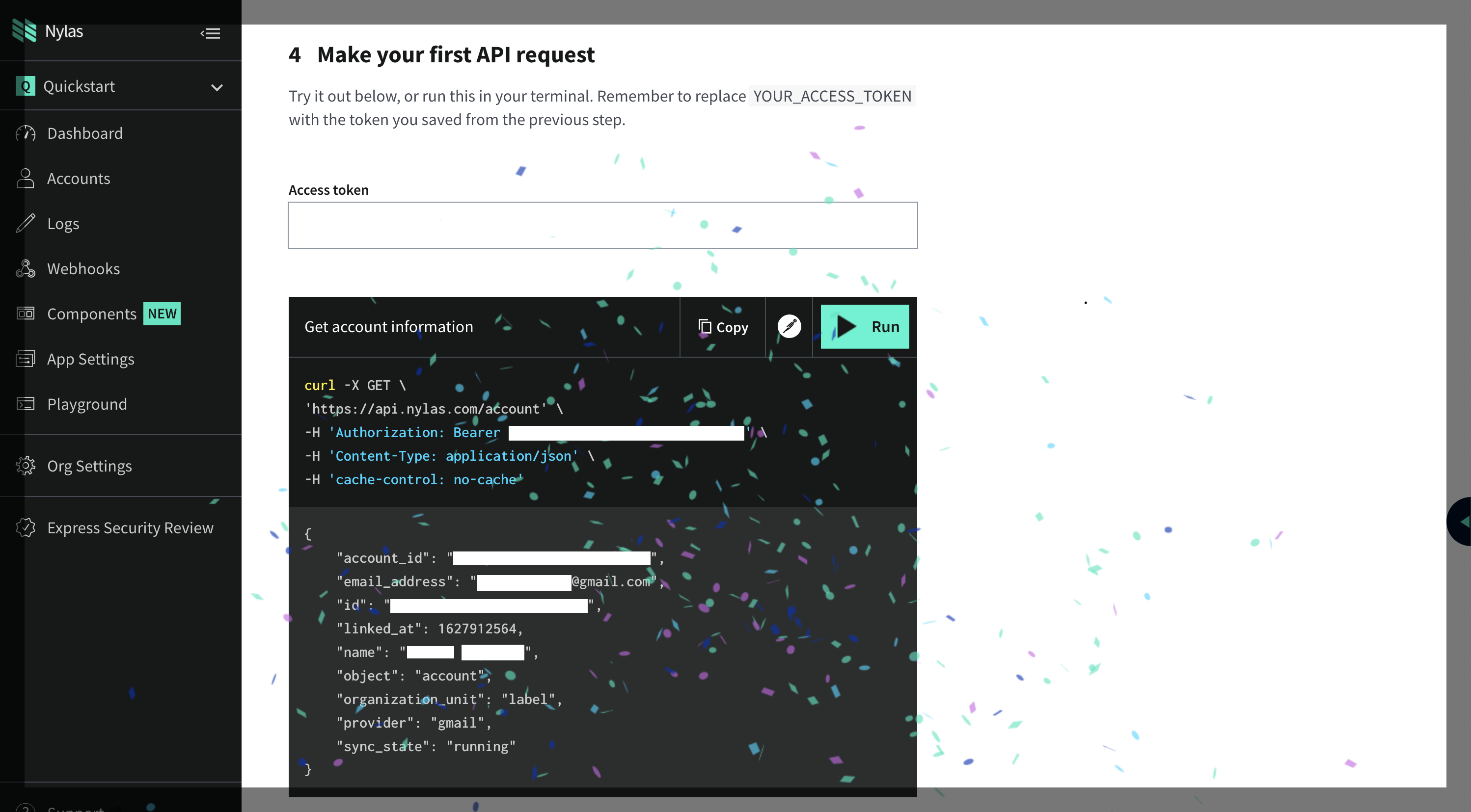 Make your first API request